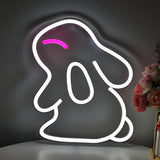 TONGER® Rabbit Bunny Wall LED Neon Sign Light