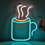 TONGER® Coffee Mug Wall LED Neon Sign Light