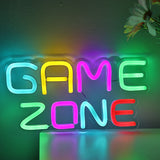 TONGER® GAME ZONE Wall LED Neon Sign Light