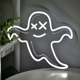TONGER® Ghost Wall LED Neon Sign Light For Halloween Decoration