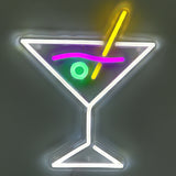 TONGER® Cocktail Wall LED Neon Sign Light