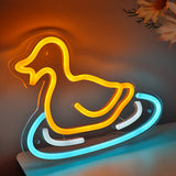 TONGER® Swimming Duck In Pond Wall LED Neon Sign Light