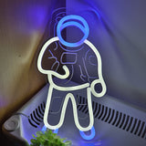 TONGER® Cosmonaut Space Man Astronauts Wall LED Neon Sign Light