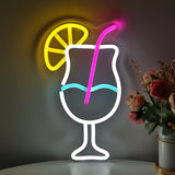TONGER® Cocktail Hour Wall LED Neon Sign Light