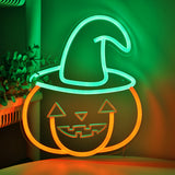 TONGER® Pumpkin Wall LED Neon Sign Light