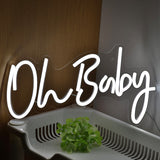 TONGER® Oh Baby Wall LED Neon Sign Light