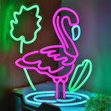 TONGER® Flamingo Bird Wall LED Neon Sign Light