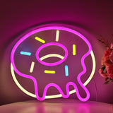 TONGER® Donut Wall LED Neon Sign Light