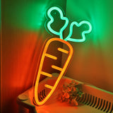 TONGER® Carrots  Wall LED Neon Sign Light
