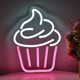 TONGER® Cupcake Wall LED Neon Sign Light