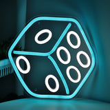 TONGER® Dice Wall LED Neon Sign Light