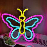 TONGER® Butterfly Wall LED Neon Sign Light