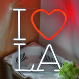 TONGER® I Heart LA Wall LED Neon Sign Light