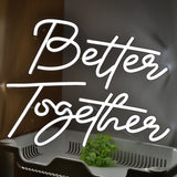 TONGER® Better Together Wall LED Neon Sign Light