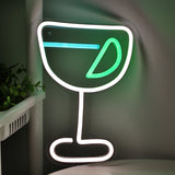 TONGER® Cocktails Wall LED Neon Sign Light