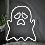 TONGER® Ghost Wall LED Neon Sign Light For Halloween Decoration