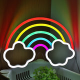 TONGER® Rainbow Clouds Wall LED Neon Sign Light