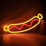TONGER® Sausage Bangers Wall LED Neon Sign Light