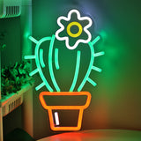 TONGER® Cactus Wall LED Neon Sign Light