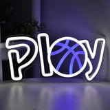 TONGER® Play With Basketball Wall LED Neon Sign Light