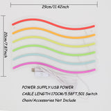TONGER® Pride Flag Wall LED Neon Sign Light