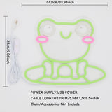 TONGER® Froge Wall LED Neon Sign Light