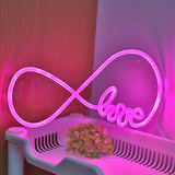 TONGER® Infinity Love Wall LED Neon Sign Light