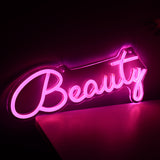 TONGER® Pink Beauty Wall LED Neon Sign Light