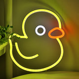 TONGER® Rubber Ducky Wall LED Neon Sign Light