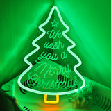 TONGER® Christmas Tree Wall LED Neon Sign Light
