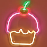 TONGER® Cupcake Wall LED Neon Sign Light