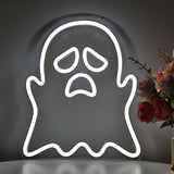 TONGER® Ghost Wall LED Neon Sign Light For Halloween Decoration