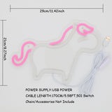TONGER® Unicorn Wall LED Neon Sign Light