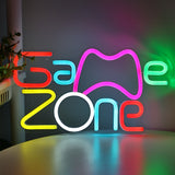 TONGER® Game Zone Wall LED Neon Sign Light