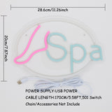 TONGER® Foot Spa Wall LED Neon Sign Light