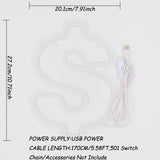 TONGER® Dollor Symbol Wall LED Neon Sign Light