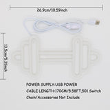 TONGER® Dumbbell Wall LED Neon Sign Light