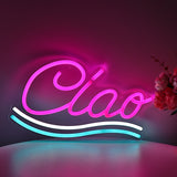 TONGER® Ciao Wall LED Neon Sign Light