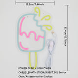 TONGER® Popsicle Wall LED Neon Sign Light