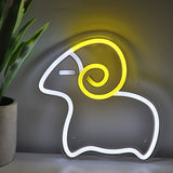 TONGER® Sheep Goat Wall LED Neon Sign Light