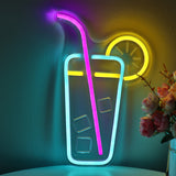 TONGER® Cocktails Wall LED Neon Sign Light