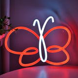 TONGER® Butterfly Wall LED Neon Sign Light