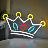 TONGER® Crown With Diamond Wall LED Neon Sign Light