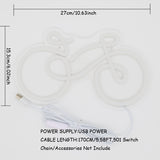 TONGER® Bicycle Wall LED Neon Sign Light