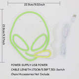 TONGER® Alien Wall LED Neon Sign Light