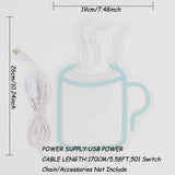 TONGER® Coffee Mug Wall LED Neon Sign Light