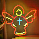 TONGER® Avatar of an angle girl Wall LED Neon Sign Light