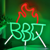 TONGER® BBQ Wall LED Neon Sign Light
