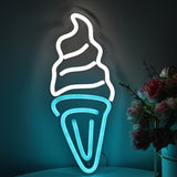 TONGER® Ice-cream Cone Wall LED Neon Sign Light