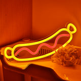 TONGER® Sausage Bangers Wall LED Neon Sign Light